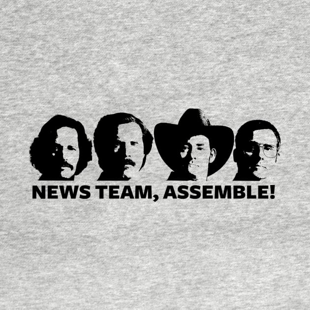 Anchorman News Team Assemble! by StebopDesigns